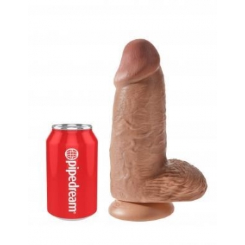 King Cock Chubby 9 inches Tan Dildo