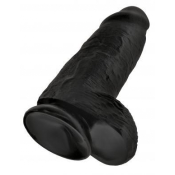 King Cock Chubby - 9 inches Black Dildo