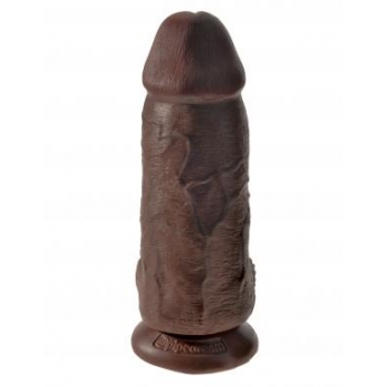 King Cock Chubby 9 inches Brown Dildo