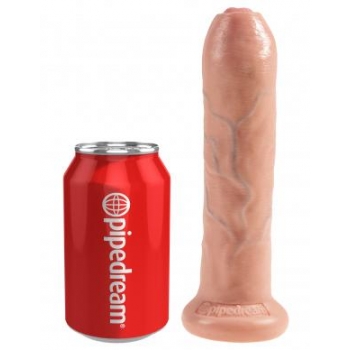 King Cock 7 inches Uncut Dildo Beige