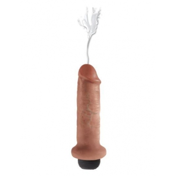 King Cock 6 inches Squirting Cock Tan Dildo