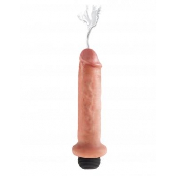 King Cock 7 inches Squirting Dildo Beige