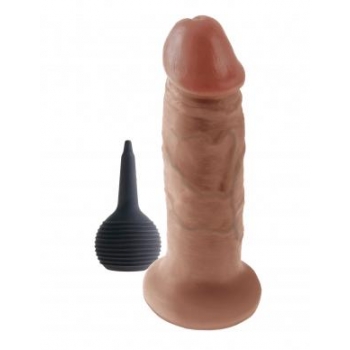 King Cock 7 inches Squirting Cock Tan Dildo