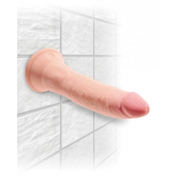 King Cock Triple Density 7 inches Beige Dildo