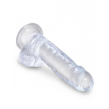 King Cock Clear 7 inches Cock with Balls