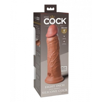 King Cock Elite 8 In Dual Density Tan