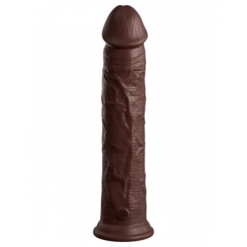 King Cock Elite 11 In Dual Density Brown