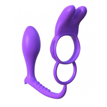 Fantasy C-Ringz Ass-Gasm Vibrating Rabbit Purple