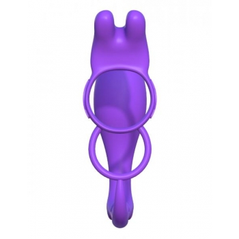 Fantasy C-Ringz Ass-Gasm Vibrating Rabbit Purple