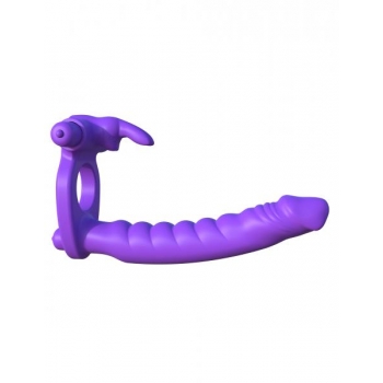 Fantasy C-Ringz Double Penetrator Rabbit for Enhanced Pleasure