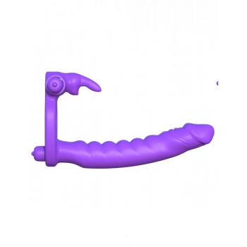 Fantasy C-Ringz Double Penetrator Rabbit Purple