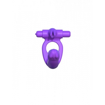 Fantasy C-Ringz Double Penetrator Rabbit for Enhanced Pleasure