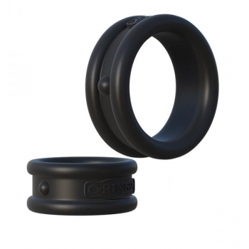 Fantasy C-Ringz Max Width Silicone Rings Black