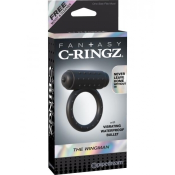 Fantasy C-Ringz Wingman Black Vibrating Ring