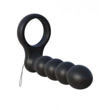 Fantasy C-Ringz Remote Control Double Penetrator Black