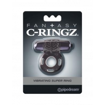 Fantasy C Ringz Duo Vibrating Super Ring Black