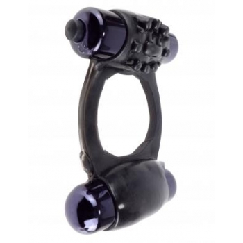 Fantasy C Ringz Duo Vibrating Super Ring Black