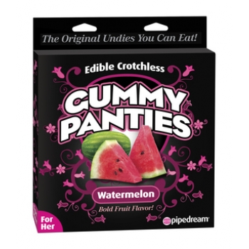 Edible Crotchless Gummy Panties Watermelon