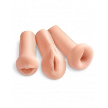 Pipedream Extreme Toyz All 3 Holes Beige Strokers