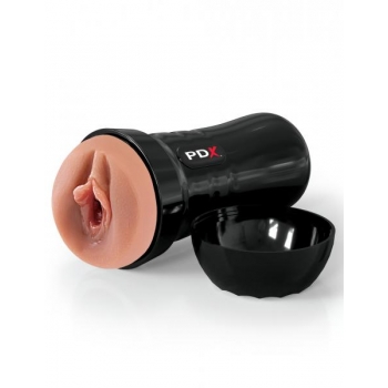 PDX Extreme Wet Pussies Squirting Stroker - Dark