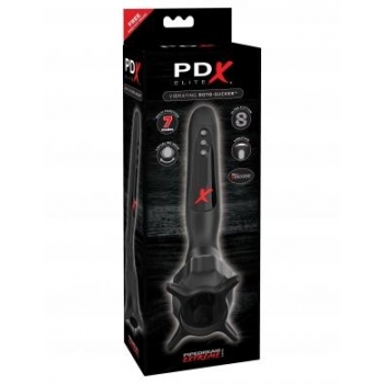 PDX Elite Vibrating Roto-Sucker Black