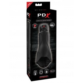 PDX Elite Vibrating Roto-Teazer Black