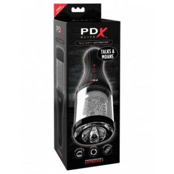 PDX Elite Talk Dirty Rotobator Stroker