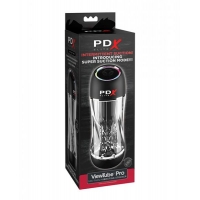 PDX Elite Viewtube Pro - Innovative Vibrating Stroker with Suction Technology