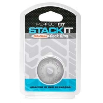 Perfect Fit Stackit Cock Ring Clear