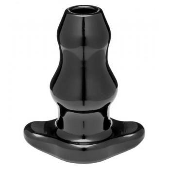 Double Tunnel Plug Black Medium