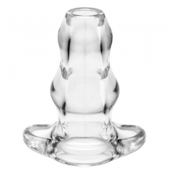 Double Tunnel Plug Medium Clear