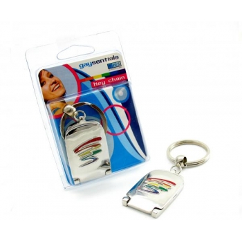 Gaysentials Mirror Key Chain Squiggle