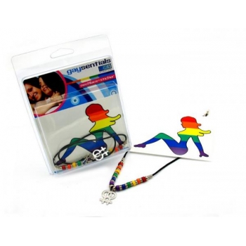 Gaysentials Necklace Sticker Combo Female