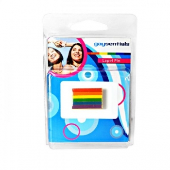 Gaysentials Lapel Pin - Rainbow Flag