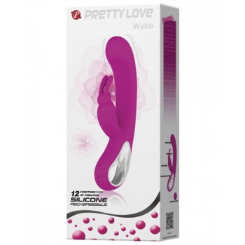 Pretty Love Webb Rabbit Vibrator Fuchsia