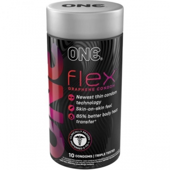 One Flex 10 Count Latex Condoms