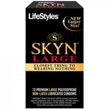 Lifestyles Skyn Large Condom - 12 Pack