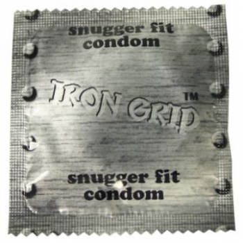 Iron Grip Snugger Fit Lubricated Condom (3 Pack)