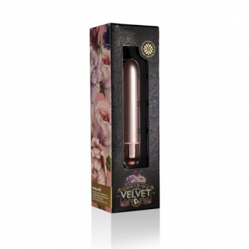 Touch Of Velvet Rose Blush 90mm Bullet Vibrator