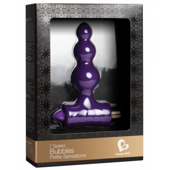 Petite Sensations Bubbles 7X Purple Butt Plug