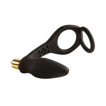 RO-Zen Black C Ring with Vibrating Prostate Probe