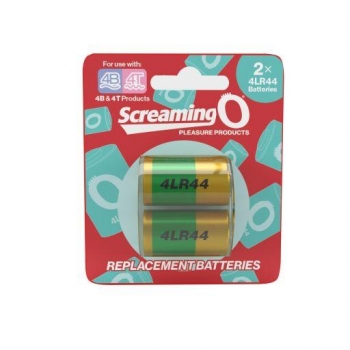 Screaming O Size 4LR44 Batteries - Reliable Power for Toys