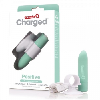 Screaming O Charged Positive Vibrator - Kiwi Green