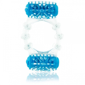 Color Pop Quickie Two O Blue Vibrating Ring