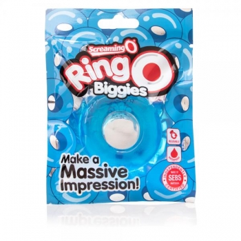 RingO Biggies Blue Thick Cock Ring