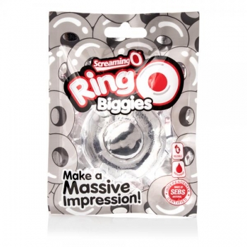 RingO Biggies Clear Thick Cock Ring