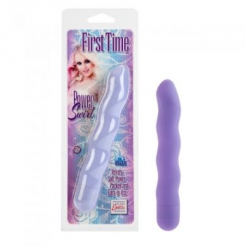 First Time Power Swirl Vibrator - Purple