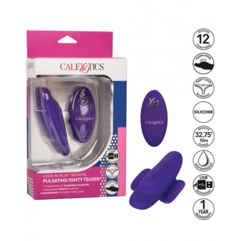 Lock-n-play Remote Pulsating Panty Teaser