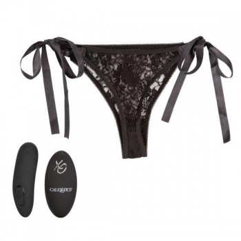 Remote Control Lace Thong Set - Playful Intimacy