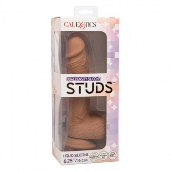 Dual Density Silicone Stud 6.25in Brown